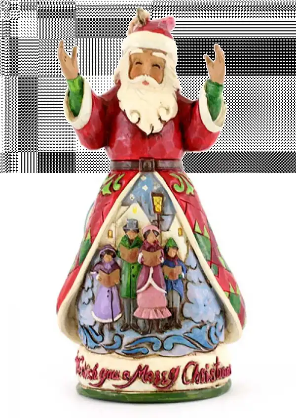 Wish You Merry Xmas Santa Hanging Ornament Figure