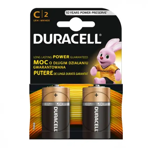 Duracell alkalne baterije C DUR-LR14/BP2