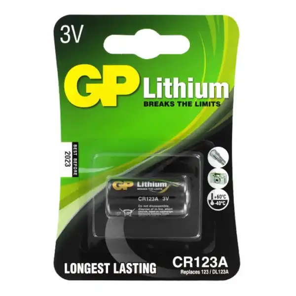 GP litijumska baterija CR123A GP-CR123A-U1