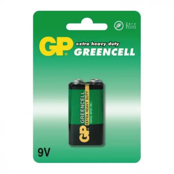 GP cink-oksid baterija 9V GP-6F22R/1BP