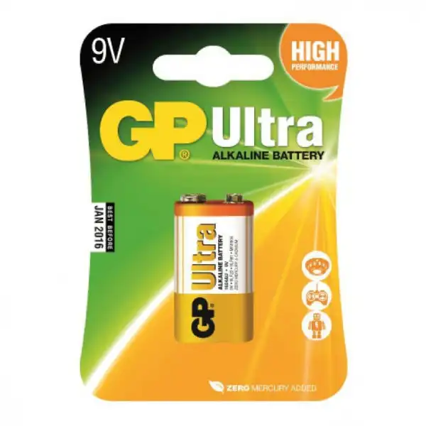 GP alkalna baterija 9V GP-6LR61/1BP