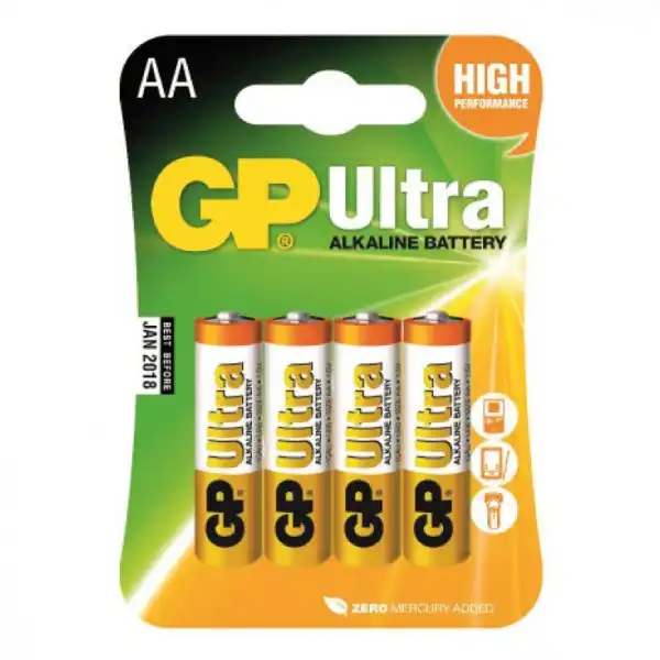 GP alkalna baterija AA 4 kom. GP-LR06/4BP