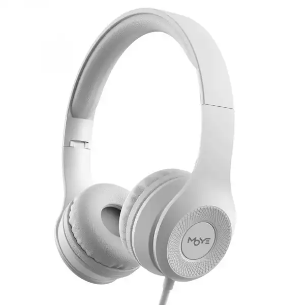 Enyo Foldable Headphones with Microphone Light Gray