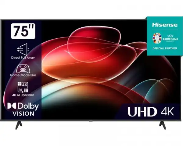 HISENSE 75'' 75A6K LED 4K UHD Smart TV
