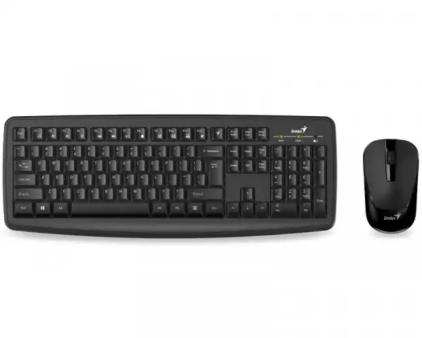 GENIUS Smart KM-8100 Wireless USB US crna tastatura + miš