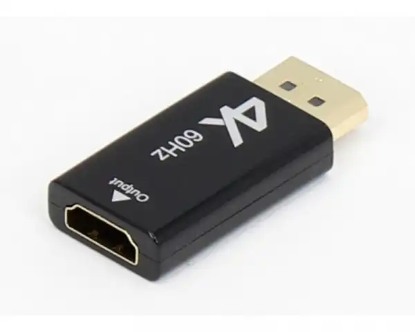 E-GREEN Adapter DisplayPort 1.4 (M) - HDMI 2.0 (F) crni