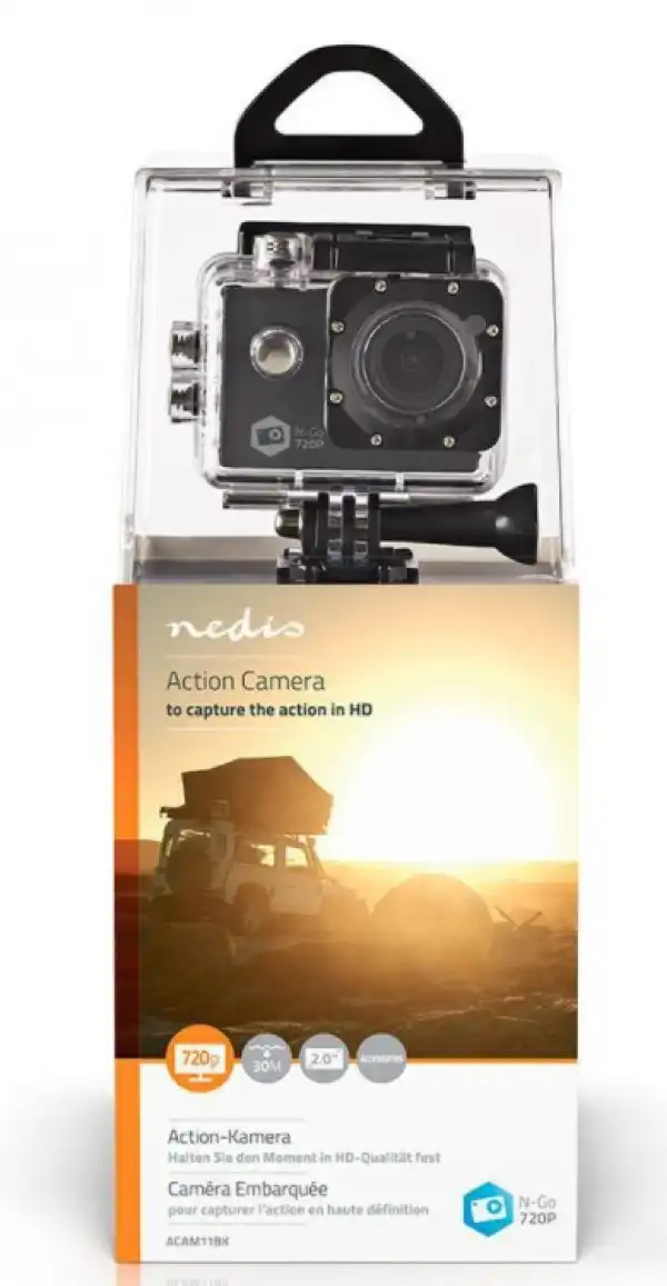 ACAM11BK Nedis 5Mpix HD action kamera