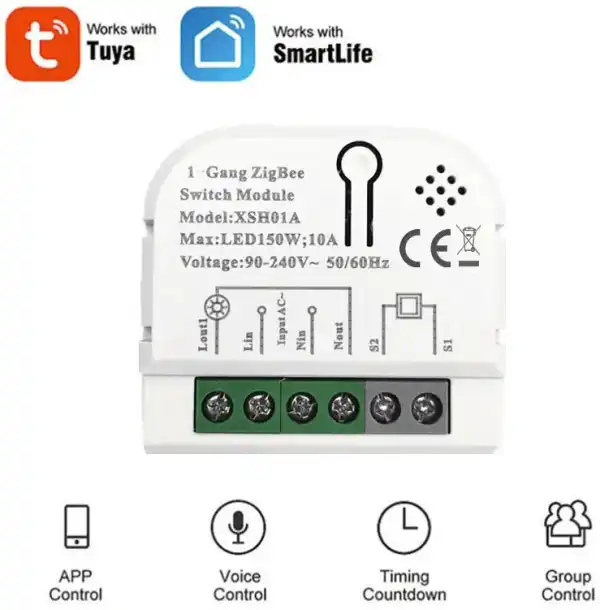 SMART-1GANG Tuya Wifi DIY Self-locking daljinski upravljac