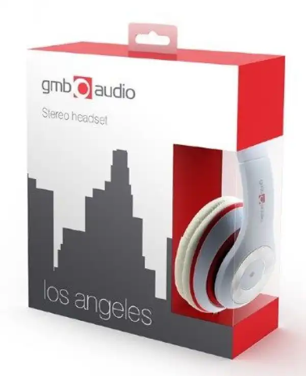 MHS-LAX-W Gembird Stereo slusalice sa mikrofonom ''Los Angeles''