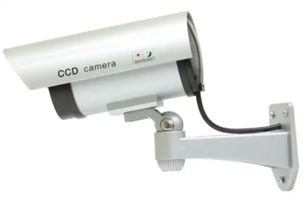 Lazna kamera srebrna HSK110 Outdoor dummy security camera
