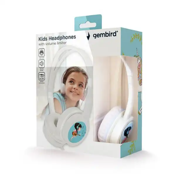 MHP-JR-W Kids headphones with volume limiter