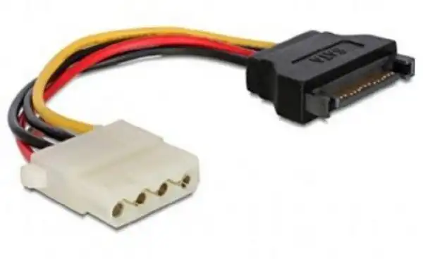 CC-SATA-PS-M Gembird SATA (male) to Molex (female) power cable, 0.15 m