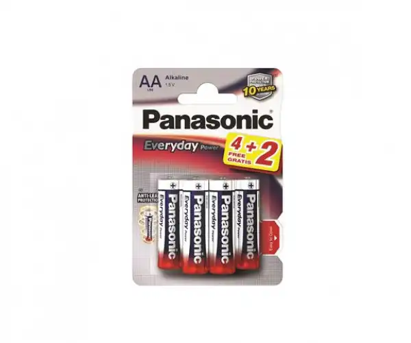 PANASONIC baterije LR6EPS6BP -AA 6kom, Alkaline Everyday power