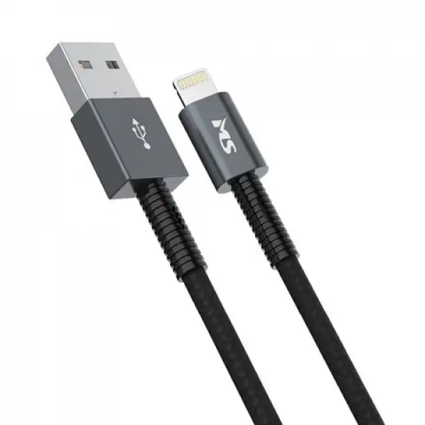 CC CABLE USB-A 2.0 ->LIGHTNING, 2m, MS, crni