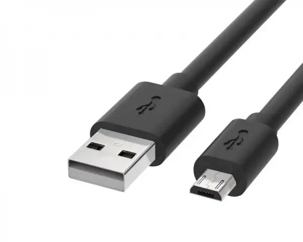 FAST ASIA Kabl USB A - USB Micro-B MM 1m crni
