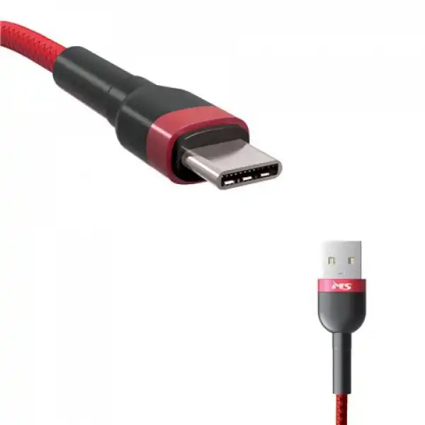CC CABLE USB-A 2.0 -> USB-C, 2m, crveni