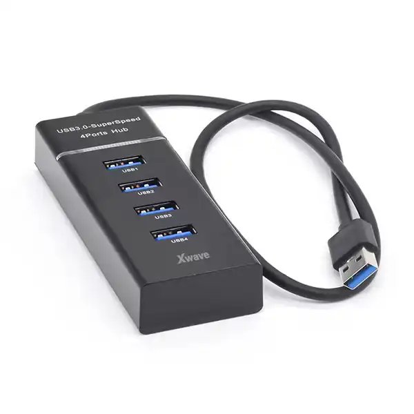 USB 3.0 HUB 4-PORT(1 xUSB3.0+3 xUSB2.0), kabl 30cm ( 129486 )