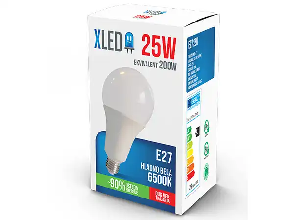 Led Sijalica, E27 -25W, 220V, Hladno Bela, 6500K ( 100751 )