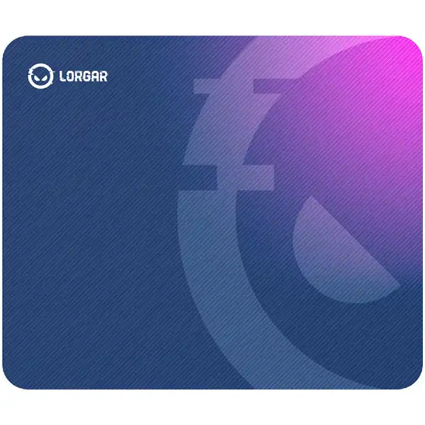 Lorgar Main 135, Gaming mouse pad, High-speed surface, Purple anti-slip rubber base, size: 500mm x 420mm x 3mm, weight 0.41kg ( LRG-GMP135 