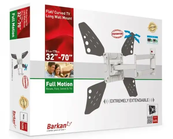 BARKAN 3400LW.W LCD TV zidni nosač do 70'' za ravne i zakrivljene televizore