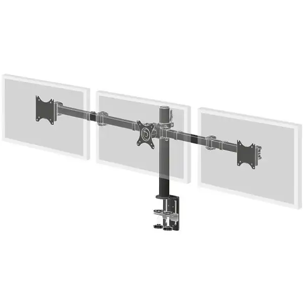 Simple and functional triple desktop arm ( DS1003C-B1 ) 