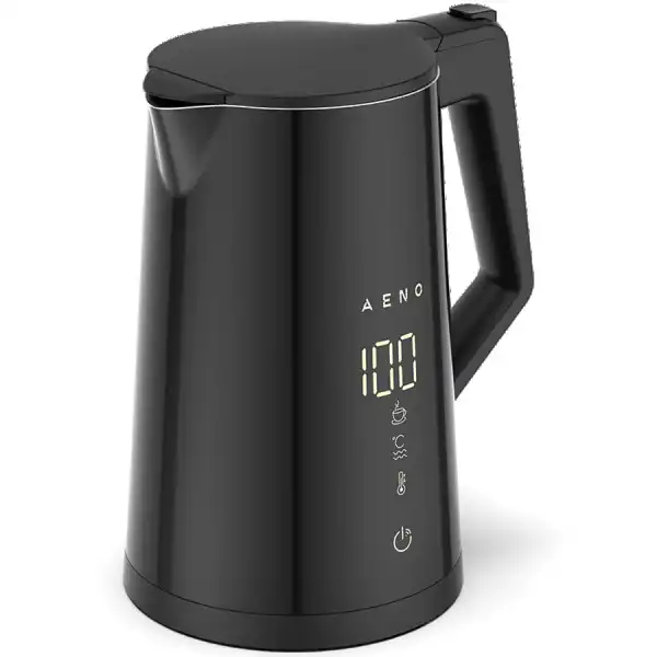 AENO Electric Kettle EK7S Smart: 1850-2200W, 1.7L, Strix, Double-walls, Temperature Control, Keep warm Function, Control via Wi-Fi, LED-dis