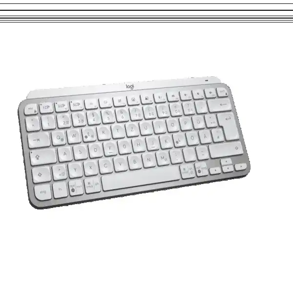 LOGITECH MX Keys Mini Minimalist Wireless Illuminated Keyboard - PALE GREY - US INTL - 2.4GHZBT - INTNL ( 920-010499 ) 
