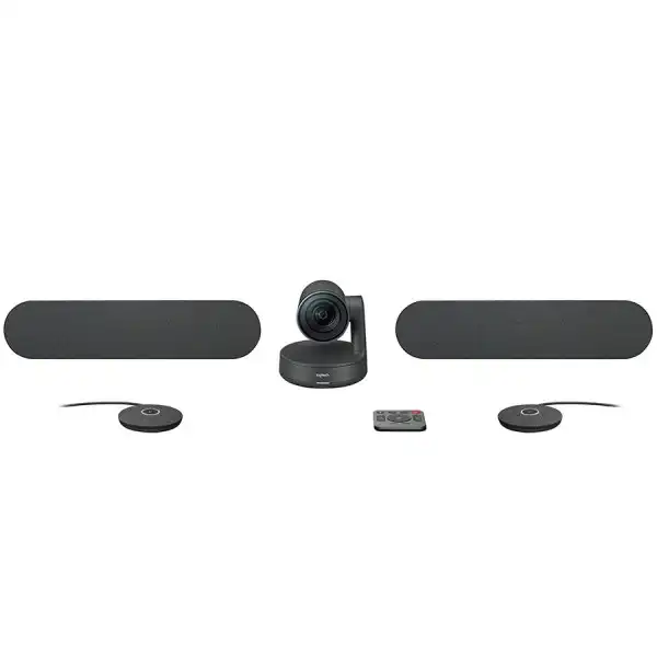 LOGITECH Rally Ultra-HD ConferenceCam - BLACK - USB - PLUGC - EMEA - DUAL SPEAKER EU ( 960-001224 ) 