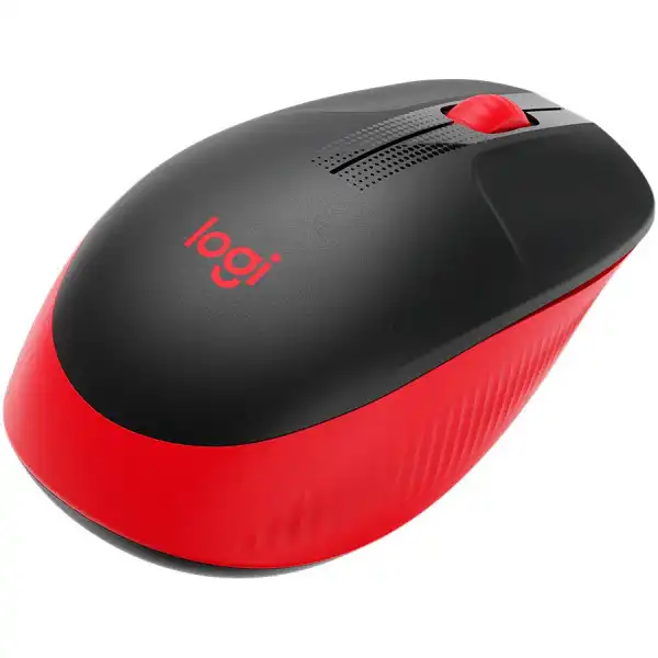 LOGITECH M190 Full-size wireless mouse - RED - 2.4GHZ - EMEA - M190 ( 910-005908 ) 