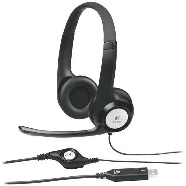 LOGITECH Corded USB Headset H390 - EMEA ( 981-000406 ) 