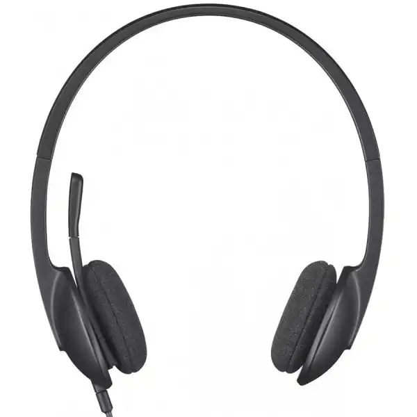 LOGITECH Corded USB Headset H340 - EMEA - BLACK ( 981-000475 ) 