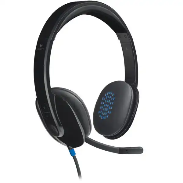 LOGITECH Corded USB Headset H540 - USB - EMEA ( 981-000480 ) 