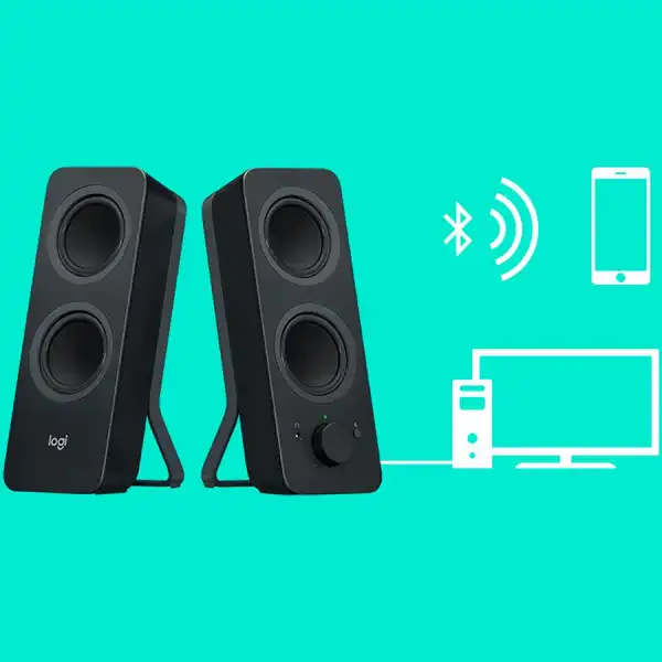 LOGITECH Speakers Z207 with Bluetooth - EMEA - BLACK ( 980-001295 ) 
