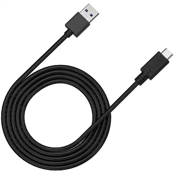 CANYON UC-4 Type C USB 3.0 standard cable, Power & Data output, 5V 1A 5W, OD 4.5mm, PVC Jacket, 1.5m, black, 0.039kg ( CNE-USBC4B ) 