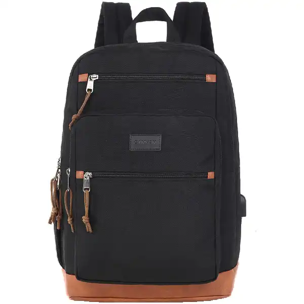 Laptop backpack for 15.6 inch450MMx310MM x 160MMExterior materials: 90% Polyester+10%PUInner materials:100% Polyester ( CNS-BPS5BBR1 ) 