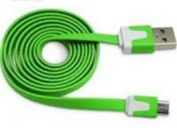 PCK USB 2.0 MicroFLAT 1m-zelen