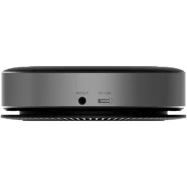 Prestigio Solutions VCS Speakerphone Alpha: 5W, 6 mic, 5m (Radius), Wireless charging, Connection via USB Type-C, AUX or BT4.2+EDR ( PVCSN0