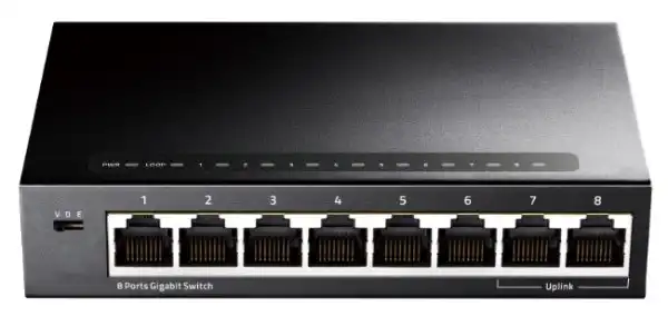 Cudy GS108 metalni 8-Port Gbit desktop Switch, 8x RJ45 10/100/1000