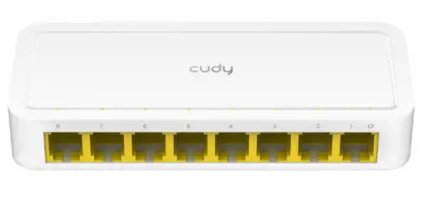 Cudy FS108D LAN 8-Port 10/100 Switch auto-negotiation RJ45 ports