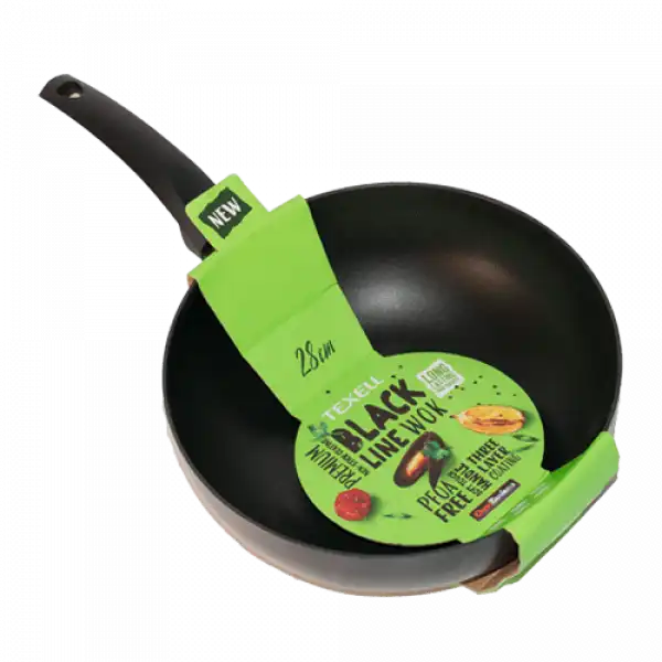 TEXELL Wok tiganj Black Line TPBL-W28