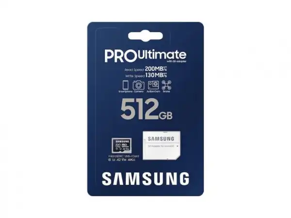 SAMSUNG PRO Ultimate MicroSDXC Card512GB U3 MB-MY512SA