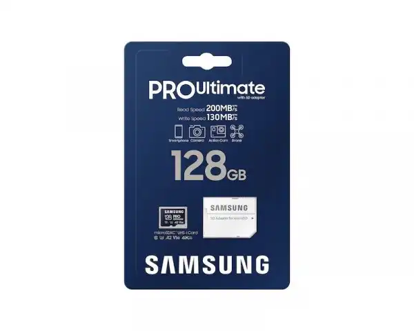 SAMSUNG PRO Ultimate MicroSDXC Card 128GB U3 MB-MY128SA