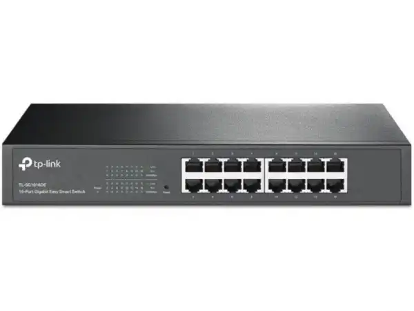 Switch TP-LINK TL-SG1016DE Gigabit/16x RJ45/10/100/1000Mbs/eSmart/Rackmount metalno kuciste