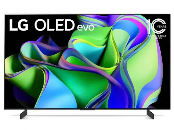 Televizor LG OLED42C31LA/OLED evo/42''/Ultra HD/smart/webOS ThinQ AI/tamn siva