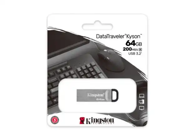 USB memorija KINGSTON DTKN/64GB/Kyson/3.2/srebrna