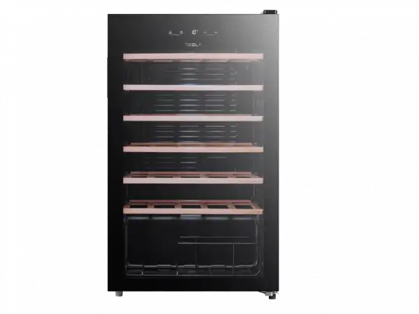 Vinska vitrina TESLA RW092M G/ 93L/480x440x842m/crna