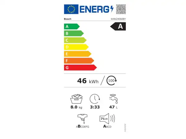 Veš mašina BOSCH WAN24066BY/8kg/1200 obr./A/84,5x59,8x59cm/bela