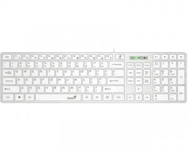 GENIUS SlimStar 126 USB YU bela tastatura